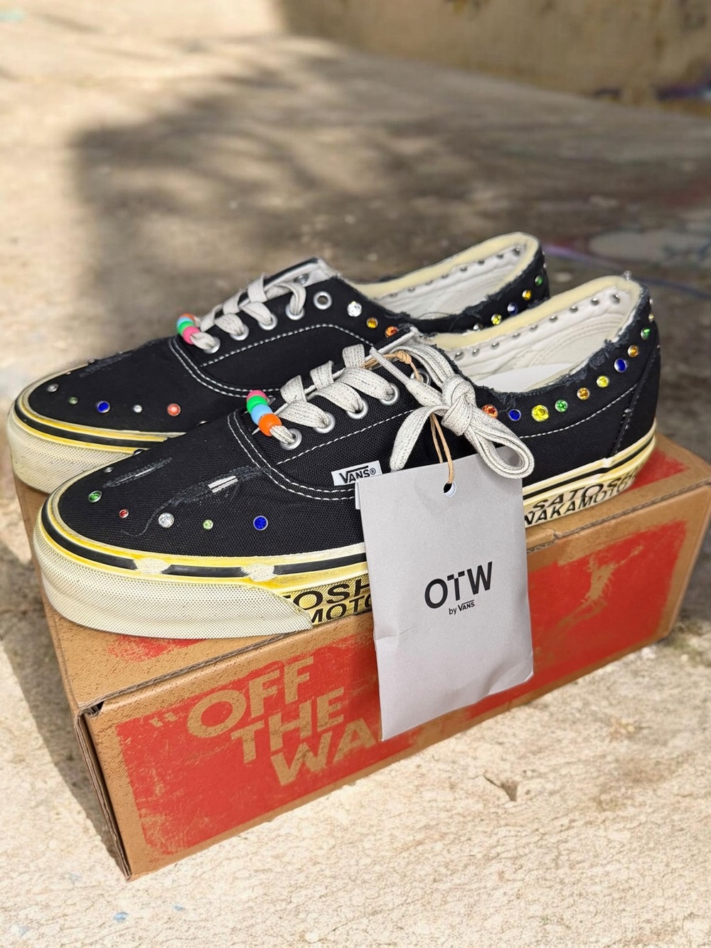RARE Vans x Satoshi Nakamoto OTW Era 95 DST Round Jewel Black VN000EFEBLK Sz 11